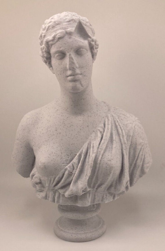 ローマ彫刻の女性胸像 7.9 インチ/200 mm、博物館複製 - Etsy 日本