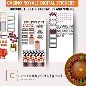 Adesivos Digitais do Casino Royale
