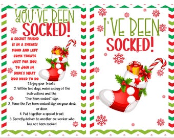 You’ve Been Socked-Holiday Game