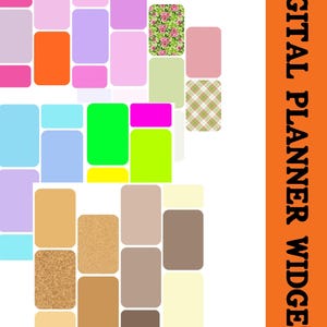Planner Widget Digital Stickers