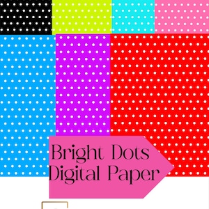Digitaal papier met heldere stippen