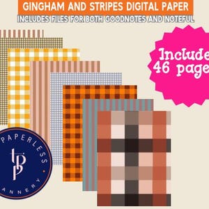 Digitaal papier met gingang en strepen