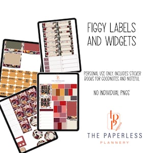 Figgy ラベルとウィジェット デジタルステッカー