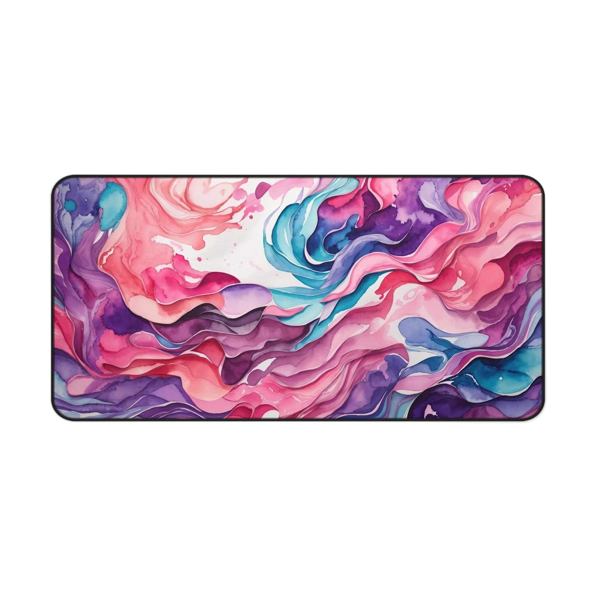 Long Mouse Pad Large Mouse Pad Watercolor Desk Mat Extra Large Etsy