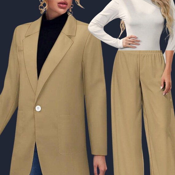 Camel color blazer womens 2025