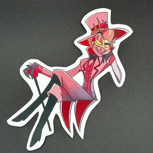 sticker hazbin hotel lucifer