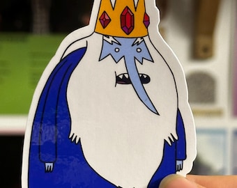 Ice King Sticker – fanart inspired by Adventure Time