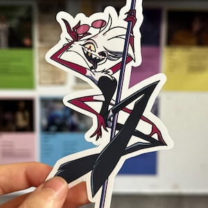 angel dust hazbin hotel stickers