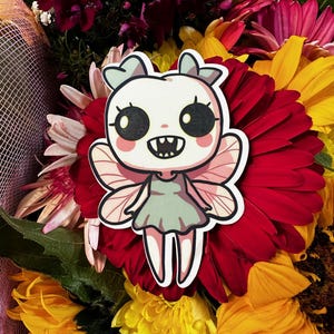tooth fairy stickers - creepy style