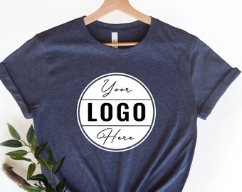 Custom Logo T-Shirt, Company Logo, Team Logo, Personalized T-Shirt, Custom Image Shirt, Your Text Here Tee, Personalized Gift Shirt