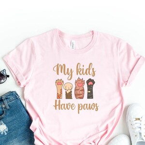 My Kids Have Paws T-Shirt, Pet Owner Shirt, Dog Owner Shirt, Animal Lover Shirt, Fur Babies Tee, Cat Mom Shirt, Gift For Pet Lover, Dog Mom