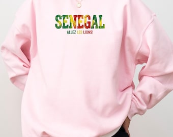 Senegal Football Sweatshirt, 2026 Soccer Fan Sweater