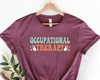 Occupational Therapy T-Shirt, OT Shirt, Special Education Shirt, Therapist Shirt, Aesthetic Therapy Shirt, Cota Therapist Shirt, Therapy Tee