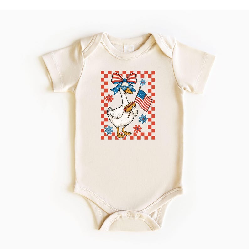 Sister and Brother 4th of July Shirts, Matching 4th of July T-Shirts, Sibling Patriotic Wear, 4th of July Inspired Onesie® image 2