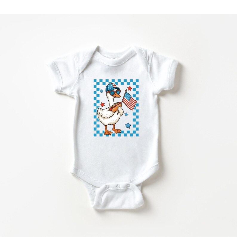 Sister and Brother 4th of July Shirts, Matching 4th of July T-Shirts, Sibling Patriotic Wear, 4th of July Inspired Onesie® image 4