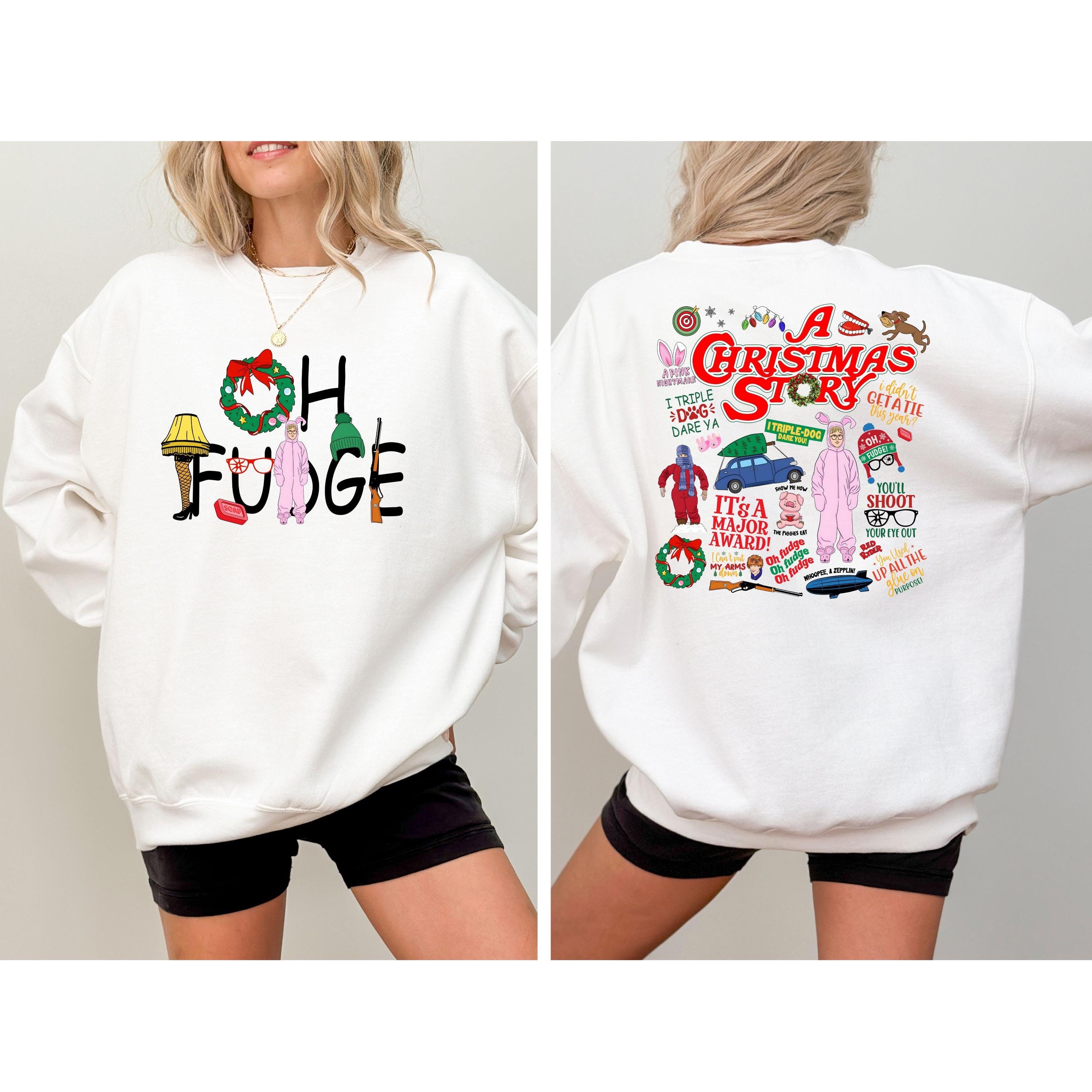 Women's Christmas Shirt - Funny 'Just A Girl Who Loves Wine' Graphic Tee, Short Sleeve - View #2