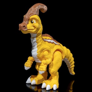 Articulated Parasaurolophus 3d Printed