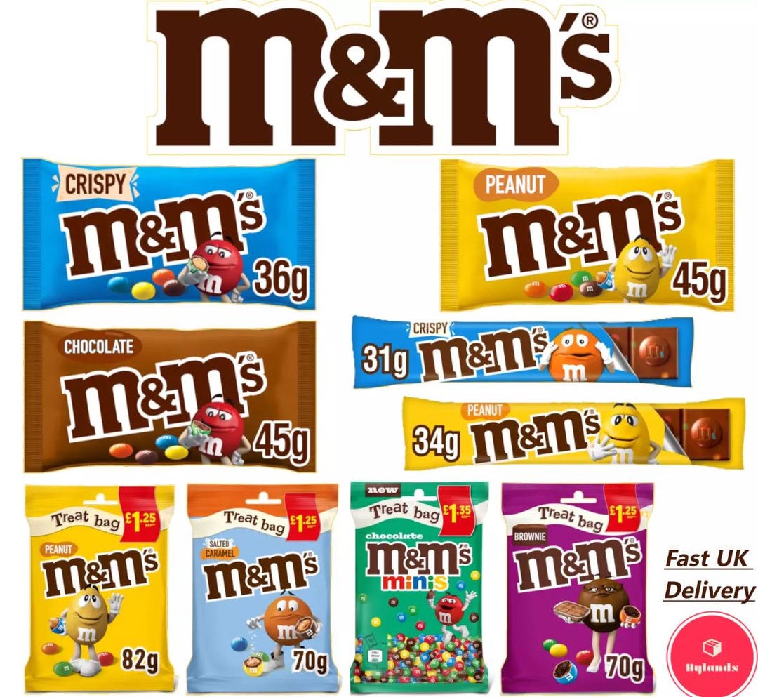 Many M M&m’s Chocolate Gift Hamper | Colourful Candy Treat Box | Fun Sweet ...