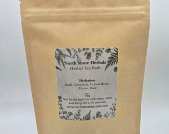 Herbal Bath Tea - Hydration - Pack of 4 - 45g