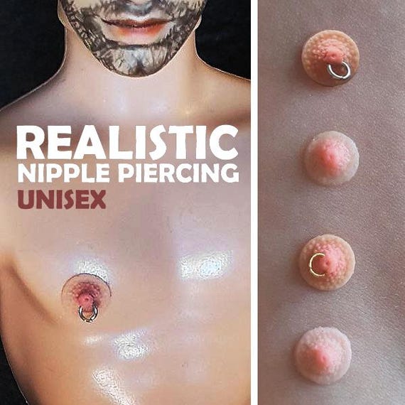 Realistic Nipple Piercing for Dolls and Figures Breast - Erotic Handmade  1/6 Miniature Female Body BJD Sexy Bondage Doll Bdsm Male Body
