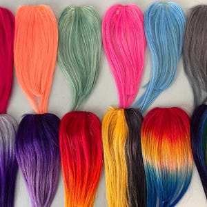 Clip In Human Hair Bangs: Festival Hair Extensions