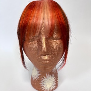 Retro Clip In Bangs: Human Hair Extensions, Festival Hair