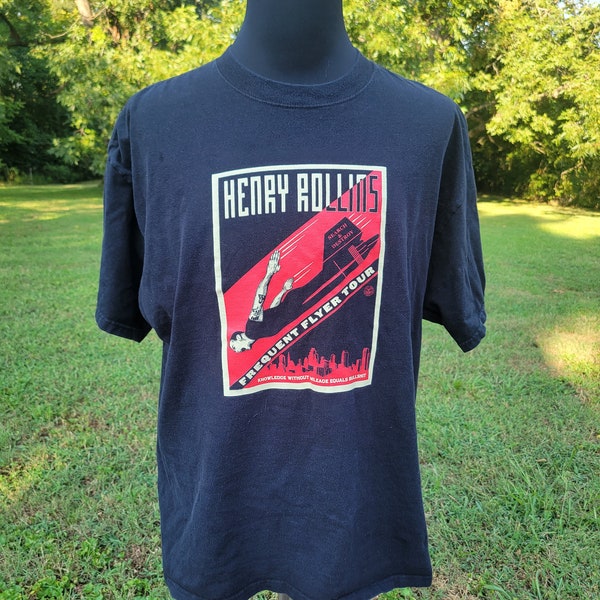 Henry Rollins Frequent Flyer Tour T-Shirt