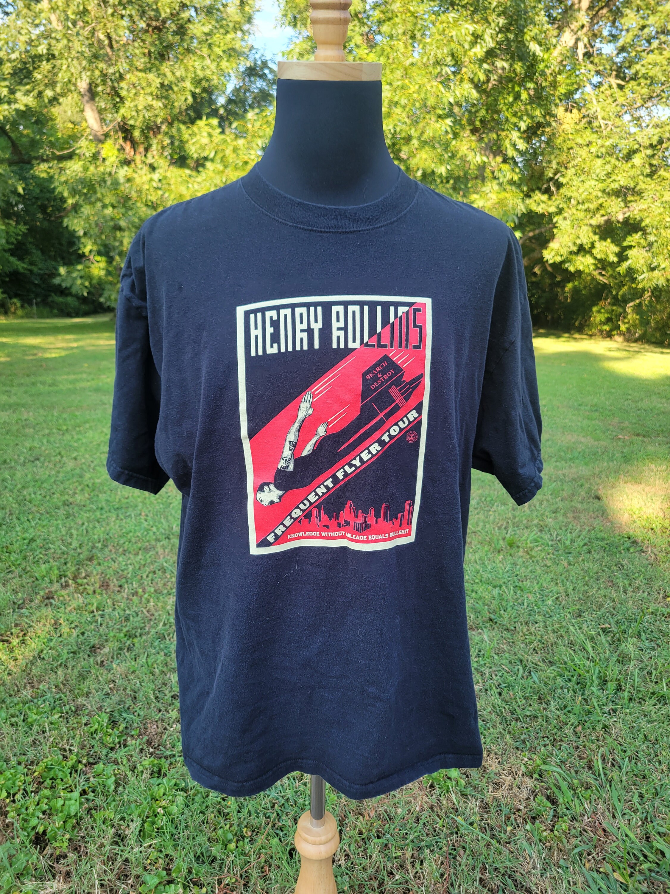 HENRY ROLLINS FREQUENT FLYER TOUR Tシャツ Henry Rollins Frequent Flyer Tour T-shirt - Etsy