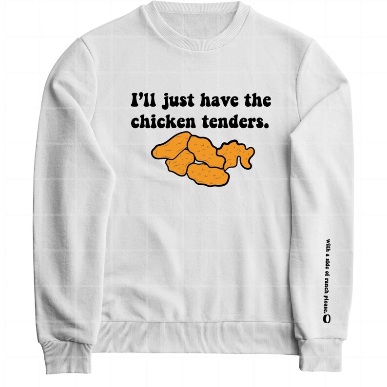 I'll Just Have the Chicken Tenders SVG, I'll Just Have the Chicken