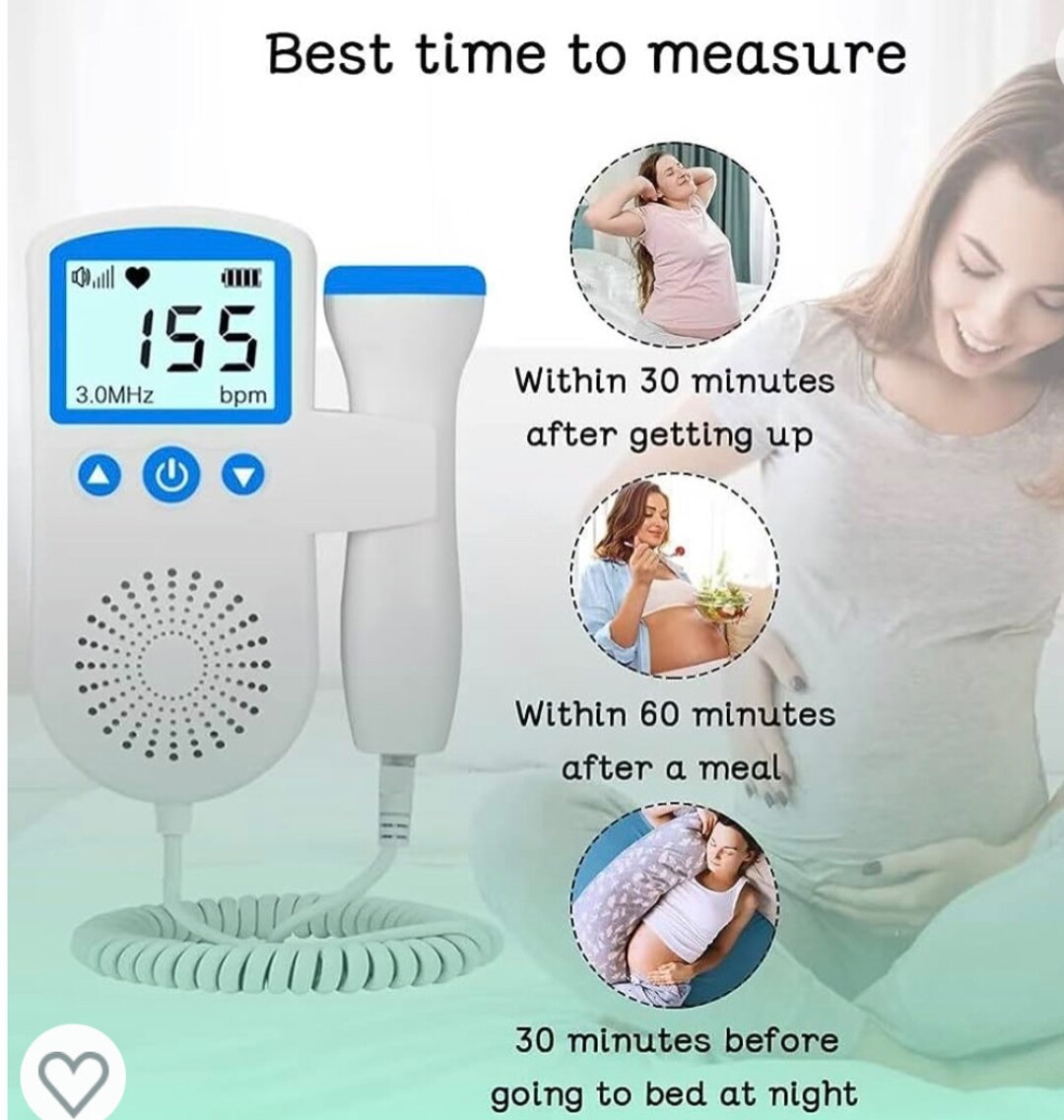 Fetal Monitor for Pregnancy. Baby Heart Rate Monitor Etsy