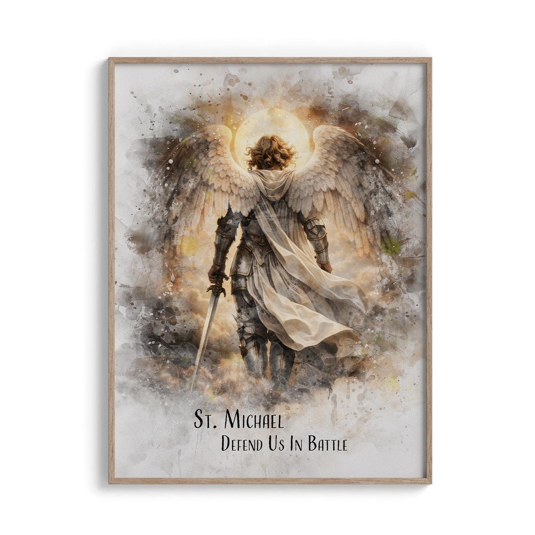 St. Michael the Archangel – Catholic Wall Art Print | “defend Us in ...