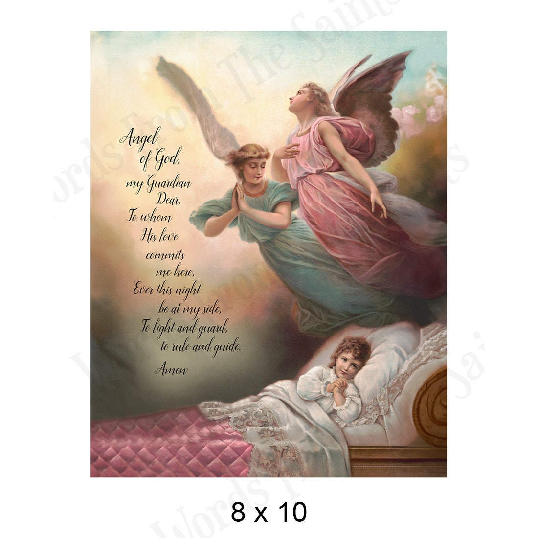 リヤドロ✨Angel orando Angel praying Heavenly Prayer Angel