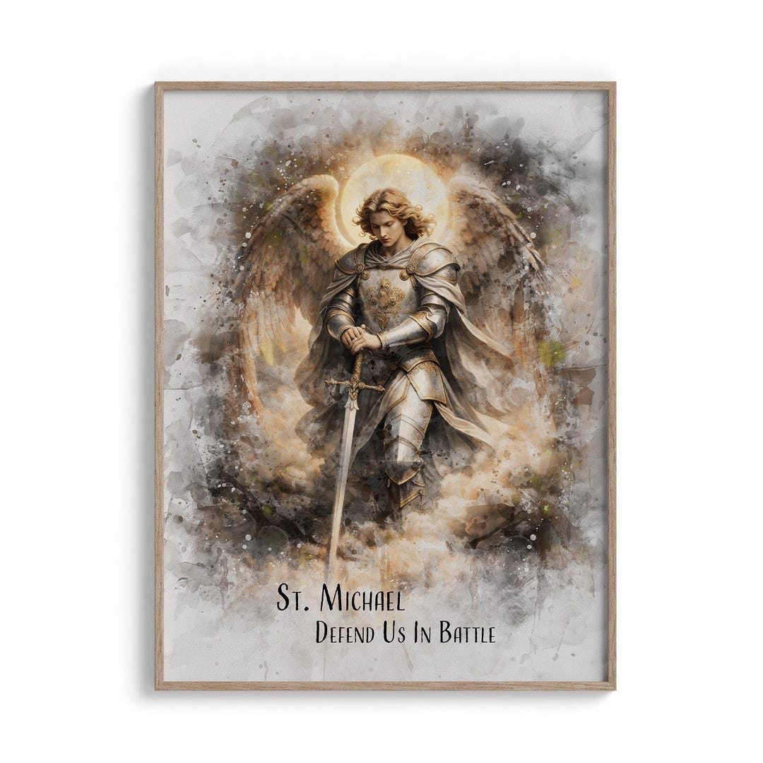 St. Michael the Archangel – Catholic Wall Art Print | “defend Us in ...