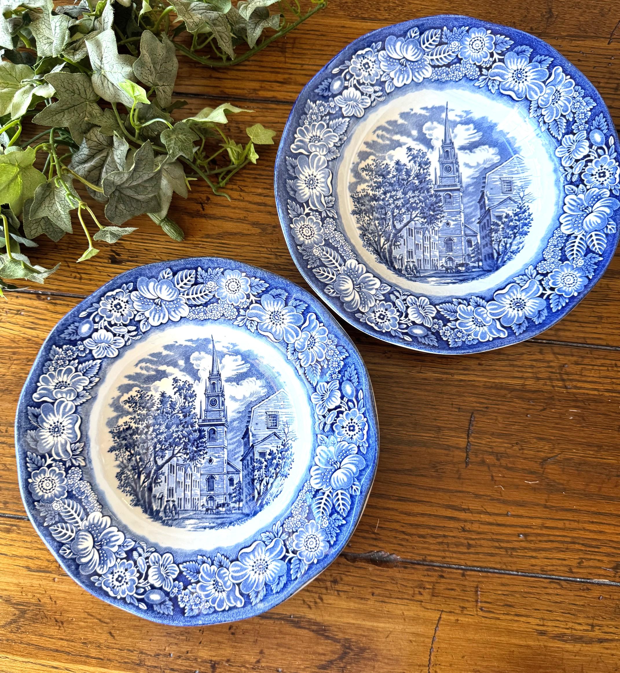 Vintage Liberty Blue Dishes - Etsy