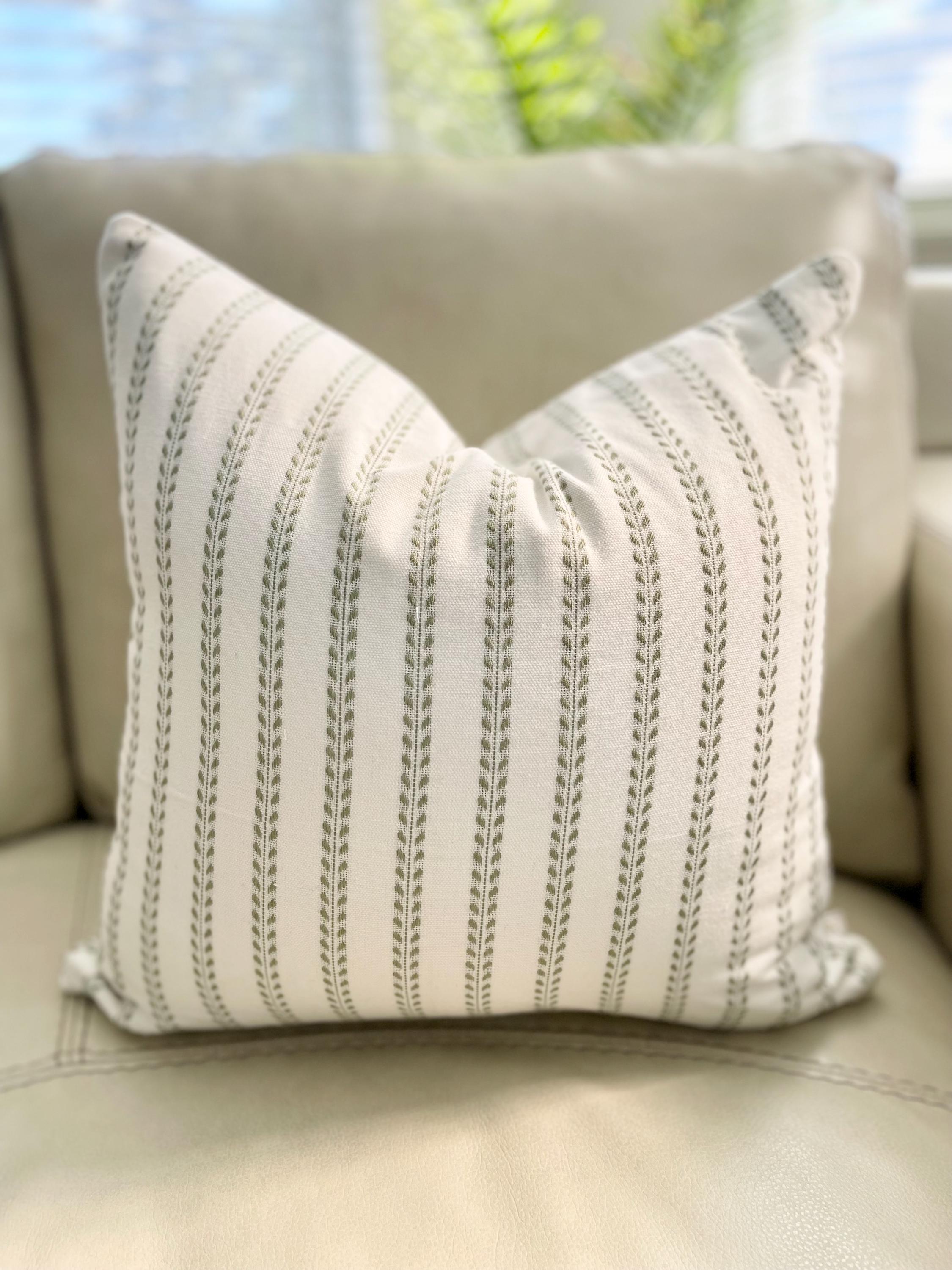 Throw Pillow Covers, VINE,  Pillow Cover,  18x18 Floral