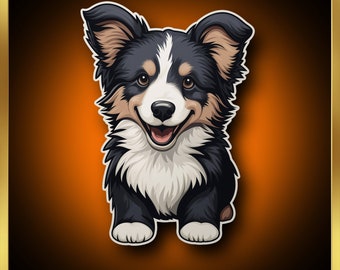 Shetland Sheepdog Puppy Decal