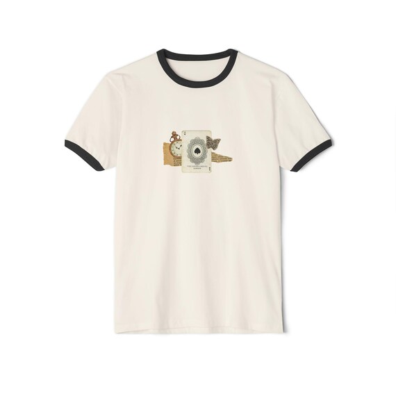 Vintage Ace of Spades Ringer Tee - Etsy 