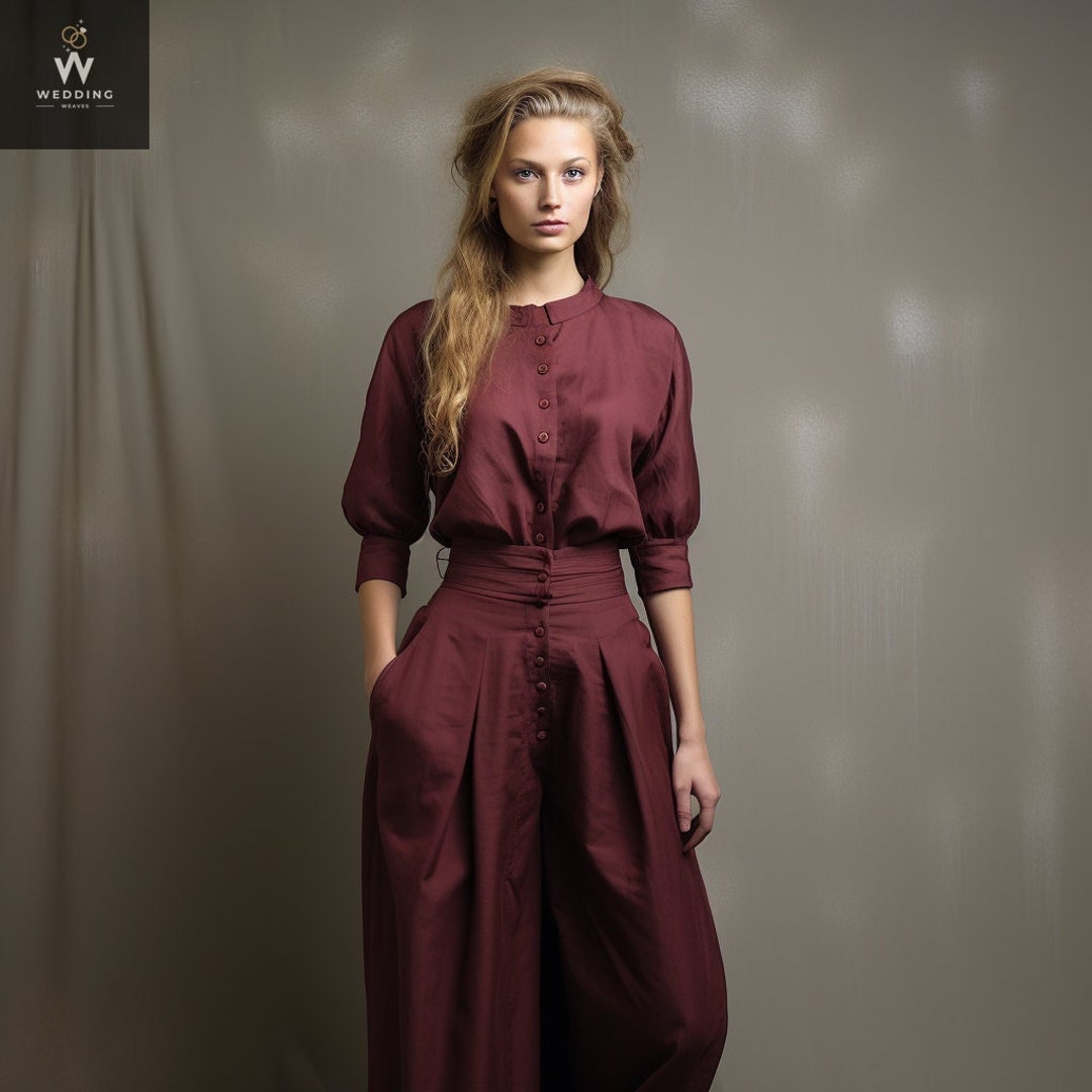 Wineberry Relaxed Co-ord Set
