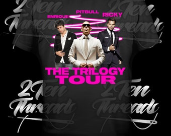 Pitbull The Trilogytour 2023 List Tour Poster