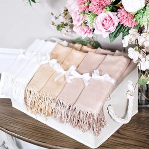 Bulk Handmade Pashmina Shawl, Personalized Shawl, Wedding Scarf, Bridesmaid Shawl, Pashmina Wrap, Shawls for Wedding, Wedding Shawl Scarves