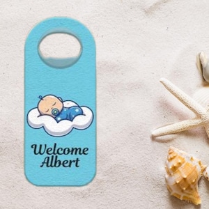Personalized Baby Shower Bottle Opener Magnet, Custom Bottle Opener Fridge Magnet, Baptism, First Communion Favor, Wedding Party Favor Guest