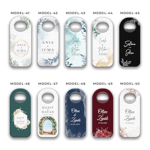Personalized Magnet Bottle Opener Wedding Favor, Custom Engraved Bottle Opener for Guests, Wedding Souvenir, Magnet Bottle Opener in Bulk