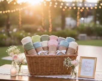 50 Pcs Pashmina Shawl Wedding Favors for Guests Pashminas in Bulk Bridal Shower Favors Shawls for Wedding Personalized Party Favors Bulk