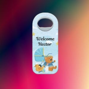 Personalized Baby Shower Magnet Favors, Custom Baby Shower Gifts, Baby Shower Souvenir Magnet, Bottle Opener Baby Shower Favor Girl and Boys