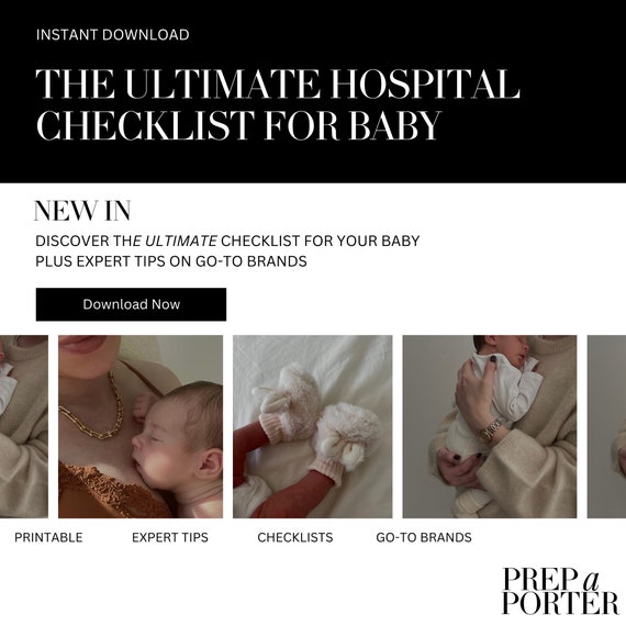 The Ultimate Hospital Checklist For Baby