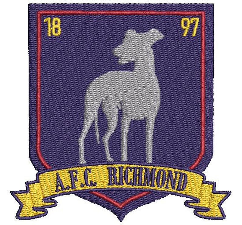 AFC Richmond Embroidery File Ted Lasso Etsy