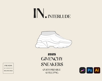 Designer Sneaker Trainers 2025 Template Tech Pack Streetwear Luxury ...