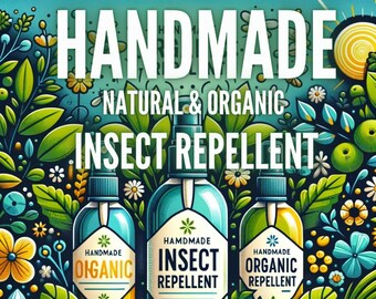 30 Recetas para hacer repelentes de insectos naturales / Repelente de insectos natural / libro electrónico / Repelente de insectos ecológico / Hecho a mano / Orgánico