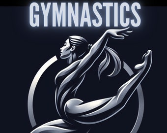 80+ Gymnastics Logo Designs | Instant Download | Free Commercial Use | JPG