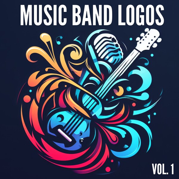 80+ Music Band Logos | Rock Metal Band Designs | Heavy Metal Rock Band | JPG | Instant Download | Free Commercial Use